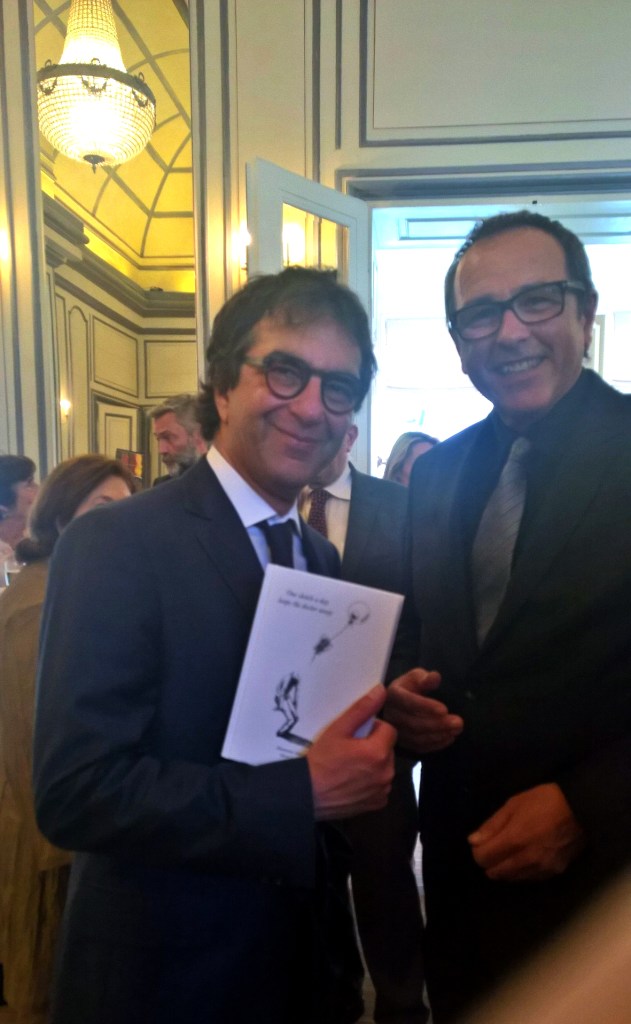 Atom Egoyan and Michel Soucy Jr. In Brussels