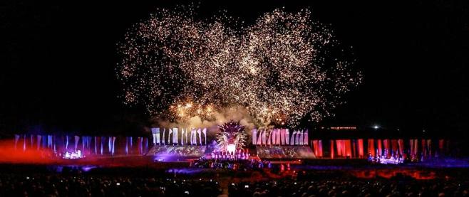 Scenography Waterloo show Inferno