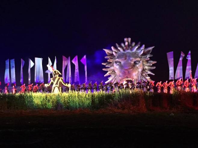 Scenography Waterloo show Inferno