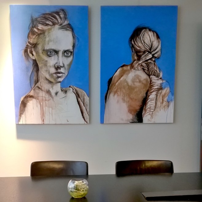 Brunehilde exhibition at the bank