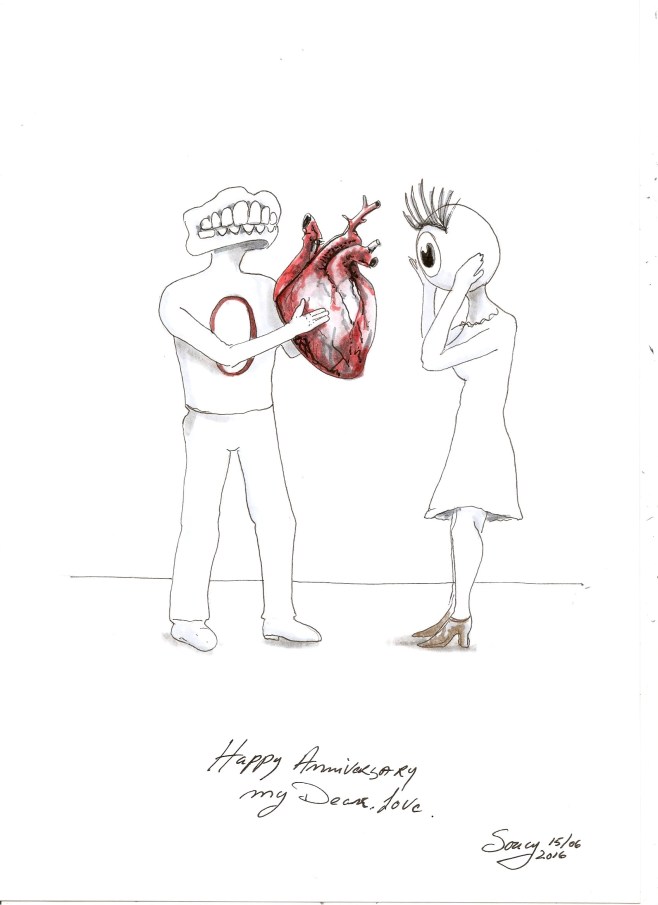 Happy anniversary to my wife